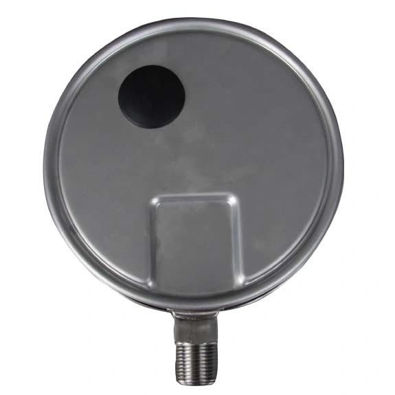 6 Inch (150mm) Full Stainless Steel Bottom Thread Type Pressure Manometer