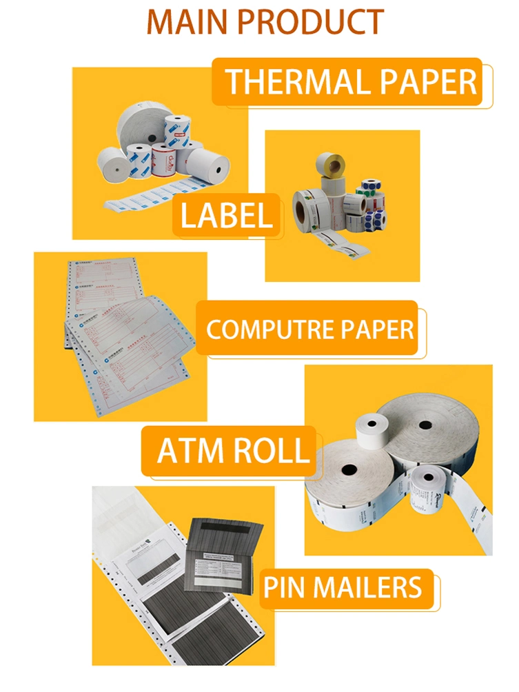 Thermal Paper Rolls 75mm Printer Paper Size 4 Inch 65GSM