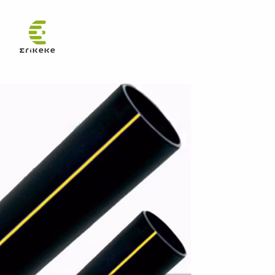 200mm 8 インチ HDPE ガスパイプ (黄色のストライプ付き)
