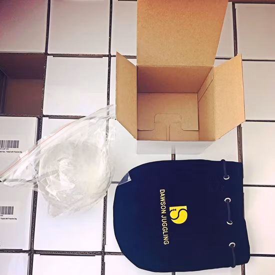 クリア透明球 75mm (3 インチ) 接触アクリルジャグリングボール